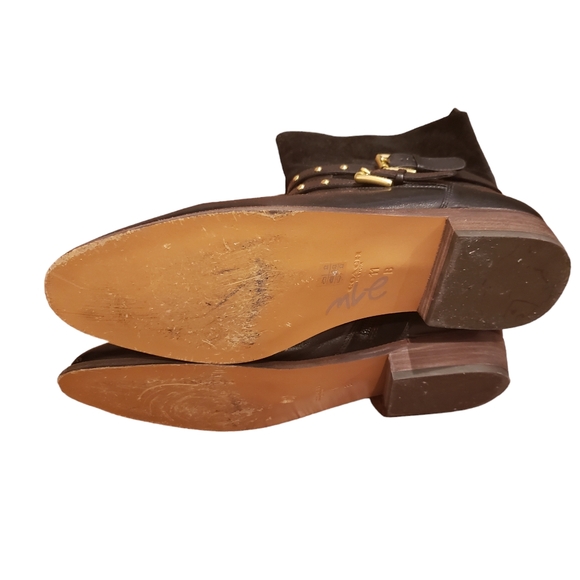 Coach leather and suede black boots size 11 - Picture 4 of 5